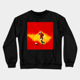 Andrés Iniesta - Spain Football Artwork Crewneck Sweatshirt